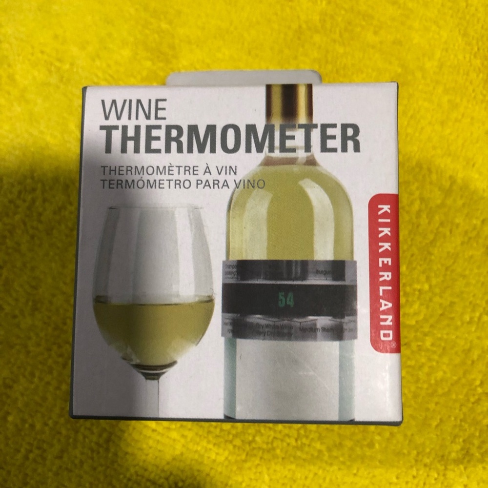 Kikkerland Wine Thermometer